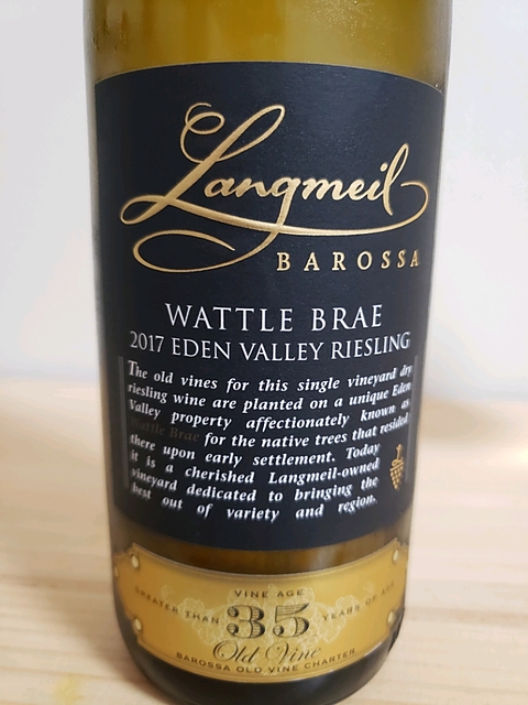 Langmeil Wattle Brae Eden Valley Riesling