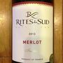 Rites du Sud Merlot(2013)