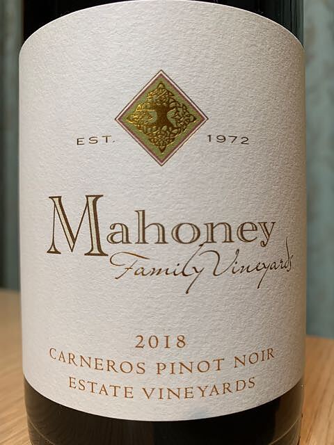 Mahoney Vineyards Pinot Noir Estate Vineyards