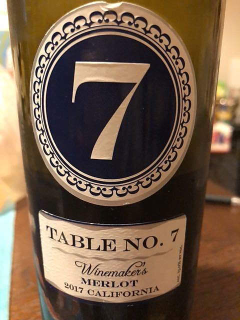 Table No. 7 Merlot