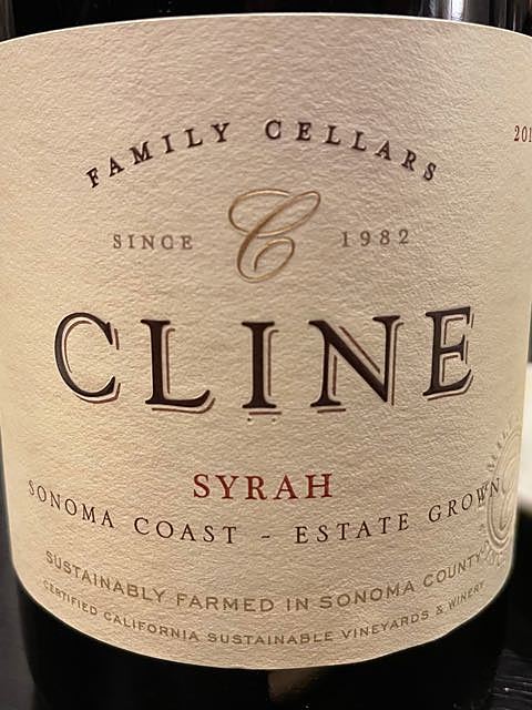 Cline Sonoma Coast Syrah