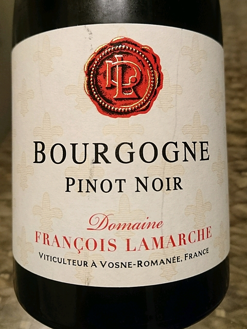 Dom. François Lamarche Bourgogne Pinot Noir(ドメーヌ・フランソワ・ラマルシュ ブルゴーニュ ピノ・ノワール)