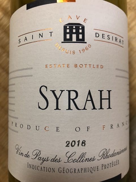 Cave Saint Désirat Syrah