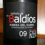 Señorío de los Baldíos Crianza(2009)