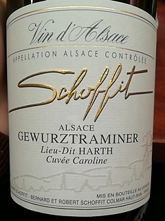 Dom. Schoffit Gewürztraminer Lieu Dit Harth Cuvée Caroline(ドメーヌ・ショフィット ゲヴュルツトラミネル リュー・ディ キュヴェ・カロリーヌ)