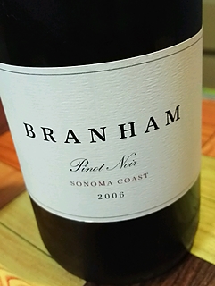 Branham Pinot Noir Sonoma Coast(ブランハム ピノ・ノワール ソノマ・コースト)