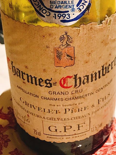 Grivelet Père & Fils Charmes Chambertin Grand Cru