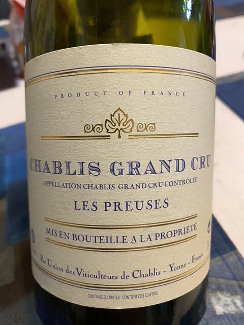 UVC Union des Viticulteurs de Chablis Chablis Grand Cru Les Preuses(ユニオン・デ・ヴィティキュルトゥール・ド・シャブリ シャブリ グラン・クリュ レ・プリューズ)