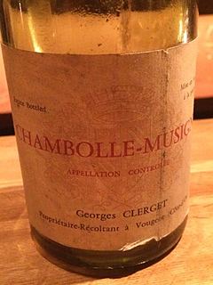 Georges Clerget Chambolle Musigny