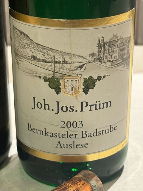 Joh. Jos. Prüm Bernkasteler Badstube Auslese