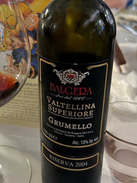 Balgera Valtellina Superiore Grumello Riserva(バルゲラ ヴァルテリーナ・スペリオーレ グルメッロ リゼルヴァ)
