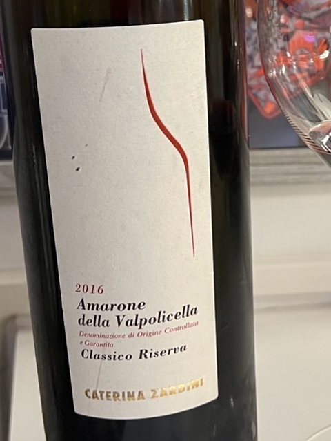 Caterina Zardini Amarone della Valpolicella Classico Riserva(カテリーナ・ ツァルディーニ アマローネ・デッラ・ヴァルポリチェッラ クラッシコ リゼルヴァ)