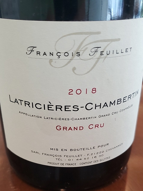 François Feuillet Latricières Chambertin Grand Cru