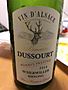 Dom. Dussourt Scherwiller Riesling Réserve Prestige(2014)