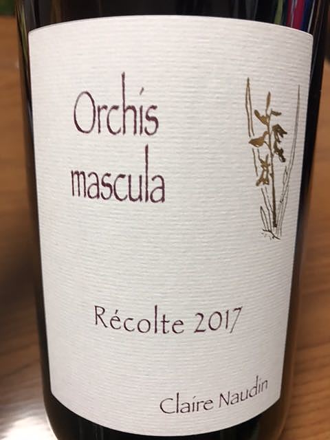 Claire Naudin Bourgogne Hautes Côtes de Beaune Orchis Mascula(クレール・ノーダン ブルゴーニュ オート・コート・ド・ボーヌ オルキス・マスクラ)