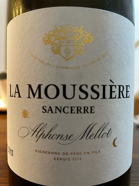 Alphonse Mellot Sancerre La Moussière Blanc(アルフォンス・メロ サンセール ラ・ムシエール ブラン)