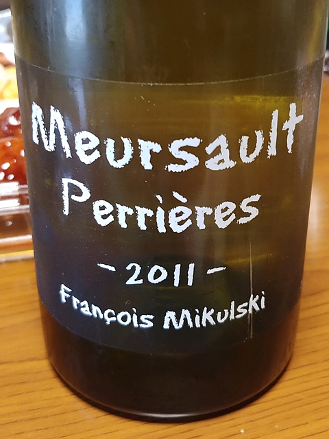 François Mikulski Meursault Perrières 1er Cru(フランソワ・ミクルスキ ムルソー・ペリエール プルミエ・クリュ)