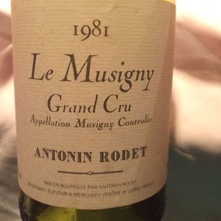 Antonin Rodet Le Musigny Grand Cru(アントナン・ロデ レ・ミュジニー グラン・クリュ)