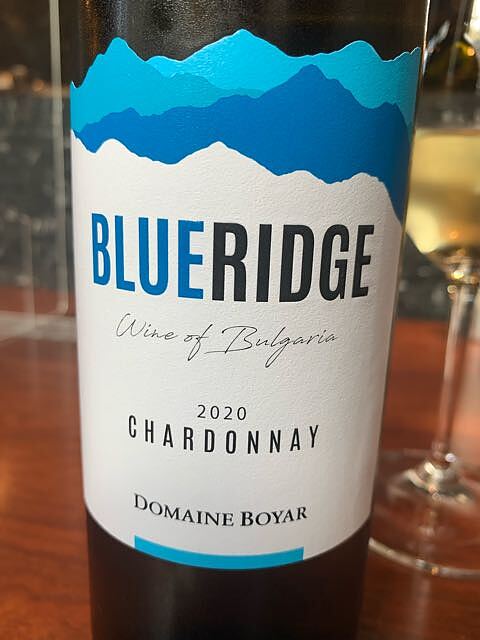 Dom. Boyar Blueridge Chardonnay(ドメーヌ・ボヤール ブルーリッジ シャルドネ)