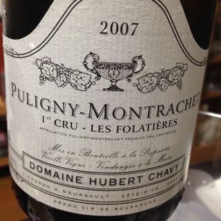 Dom. Hubert Chavy Puligny Montrachet 1er Cru Les Folatiéres