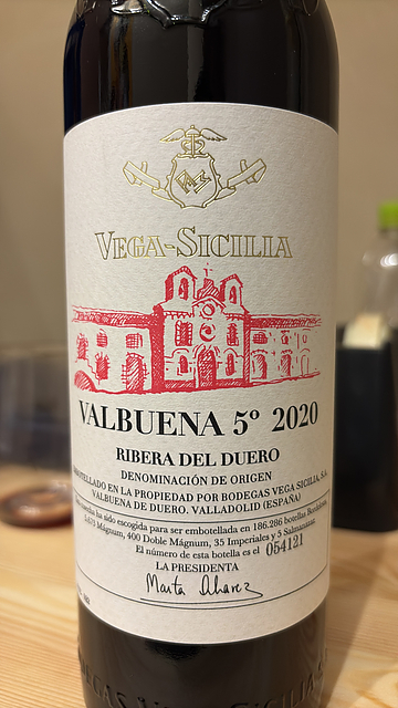 Vega Sicilia Tinto Valbuena 5º