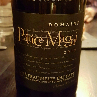 Dom. Patrice Magni Châteauneuf du Pape Rouge