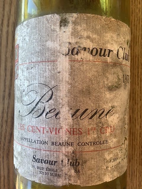 Savour Club Beaune 1er Cru Les Cent Vignes