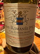 ドメーヌ・マシャール・ド・グラモン ヴォーヌ・ロマネ プルミエ・クリュ レ・ゴーディショ(2011)