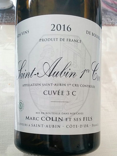 Marc Colin et ses Fils Saint Aubin 1er Cru Cuvée 3 C