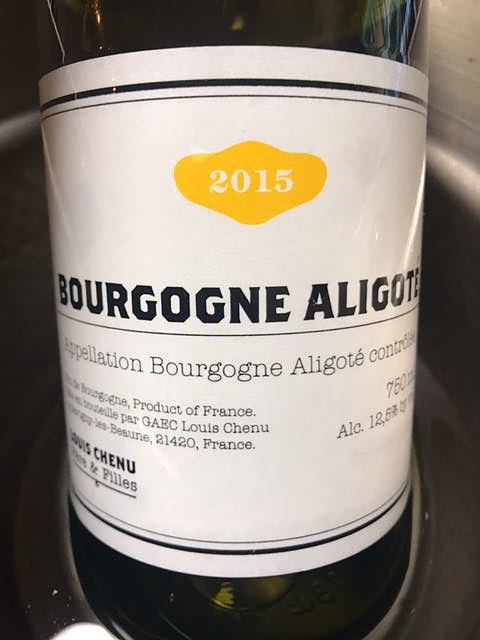 Louis Chenu Bourgogne Aligoté(ルイ・シュニュ ブルゴーニュ アリゴテ)