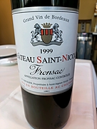 Ch. Saint Nicolas Fronsac