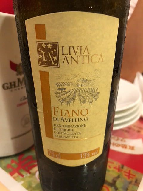 Livia Antica Fiano di Avellino(リヴィア・アンティカ フィアーノ・ディ・アヴェッリーノ)