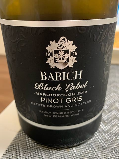 Babich Black Label Pinot Gris(バビッチ ブラック・ラベル ピノ・グリ)