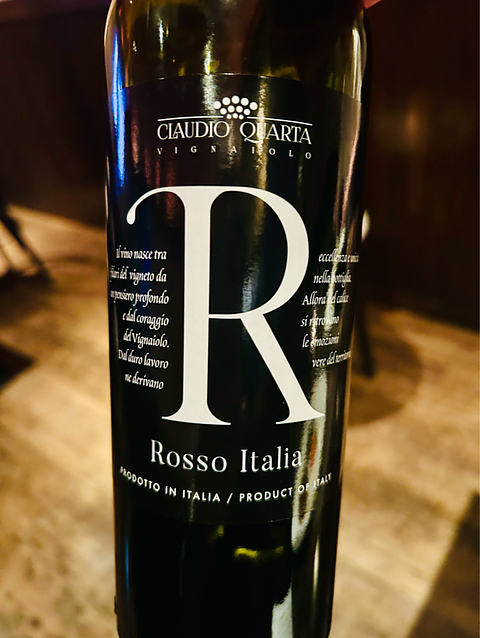Claudio Quarta R Rosso Italia(クラウディオ・クアルタ ロッソ イタリア)