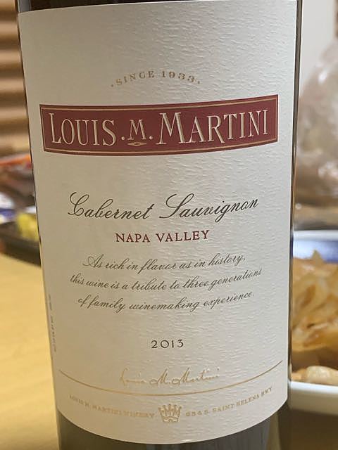 Louis M. Martini Cabernet Sauvignon Napa Valley