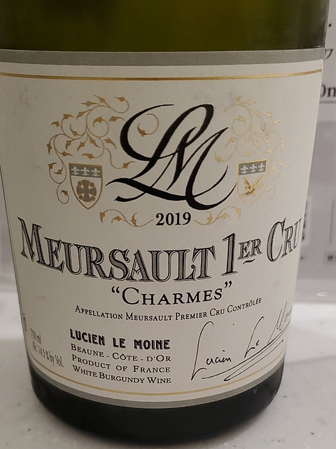 Lucien Le Moine Meursault 1er Cru Charmes