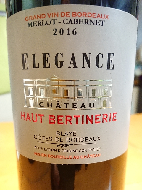 Ch. Haut Bertinerie Elegance Rouge