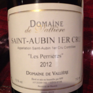 Dom. de Vallière Saint Aubin 1er Cru Les Perrières(ドメーヌ・ド・ヴァリエール サン・トーバン プルミエ・クリュ レ・ぺリエール)