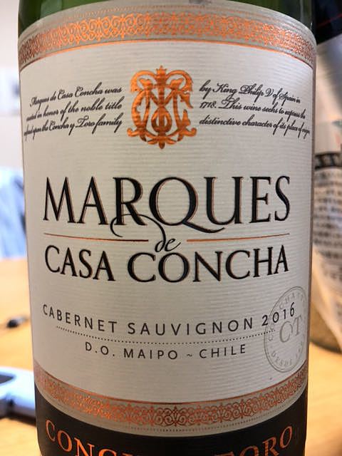 Marques de Casa Concha Cabernet Sauvignon(マルケス・デ・カーサ・コンチャ カベルネ・ソーヴィニヨン)