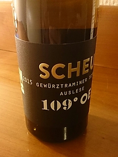 Scheu Gewürztraminer Auslese(ショイ ゲヴュルツトラミネール アウスレーゼ)