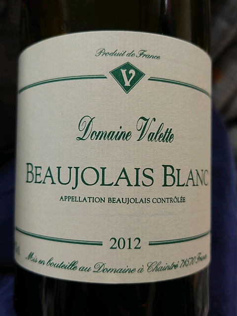 Dom. Valette Beaujolais Blanc(ドメーヌ・ヴァレット ボージョレ ブラン)