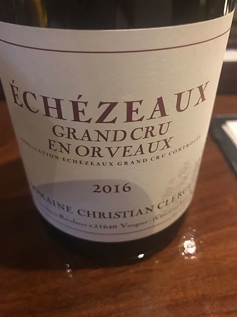 Dom. Christian Clerget Echézeaux Grand Cru En Orveaux