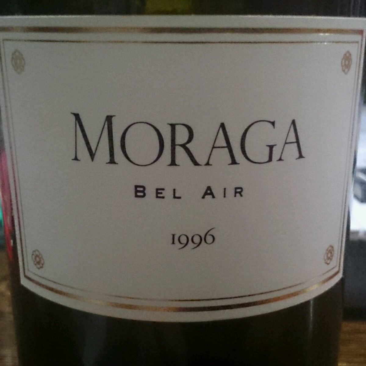 Moraga Red 1996(モラガ レッド) Vinica 無料のワインアプリ