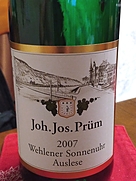 ヨハン・ヨゼフ・プリュム ヴェレナー・ゾンネンウーア アウスレーゼ(2007)
