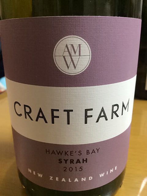 Craft Farm Hawkes Bay Syrah