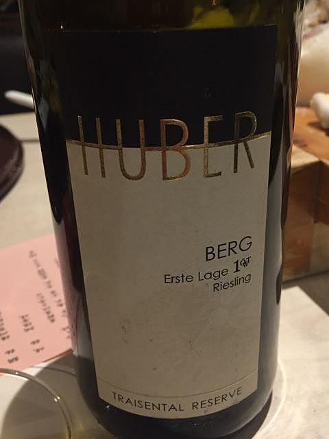 Huber Riesling Berg Erste Lage Traisental Reserve