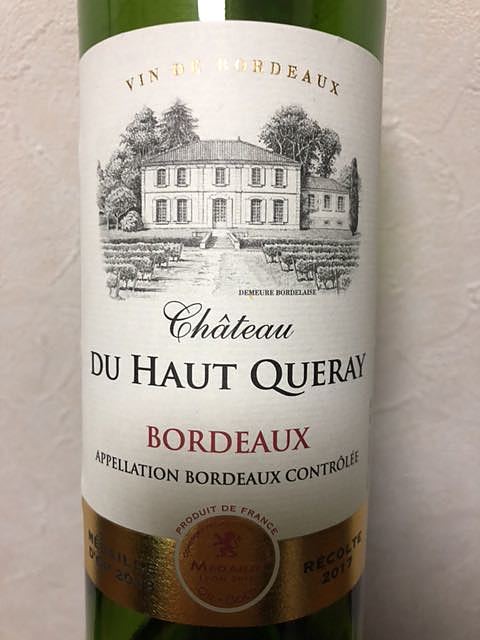 Ch. du Haut Queray Bordeaux Rouge