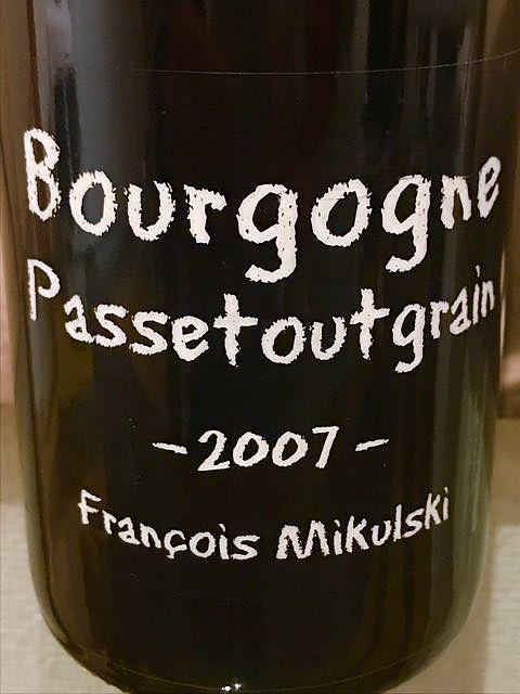 François Mikulski Bourgogne Passetoutgrains
