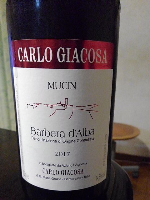 Carlo Giacosa Mucin Barbera d'Alba