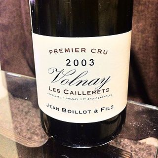 Jean Boillot & Fils Volnay 1er Cru Les Caillerets(ジャン・ボワイヨ・エ・フィス ヴォルネイ プルミエ・クリュ レ・カイユレ)